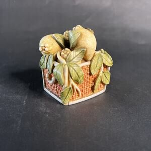 Harmony Kingdom Garden~ Box Figurine ~ LEMON